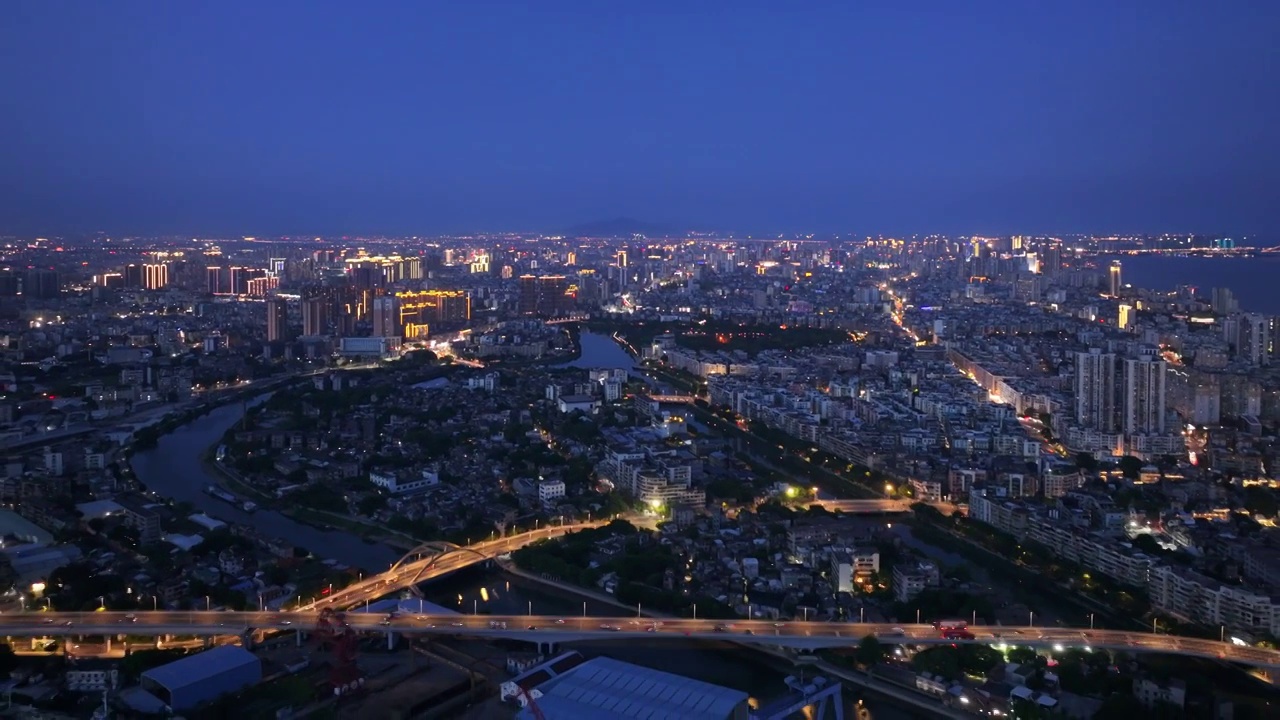 汕头夜景视频素材