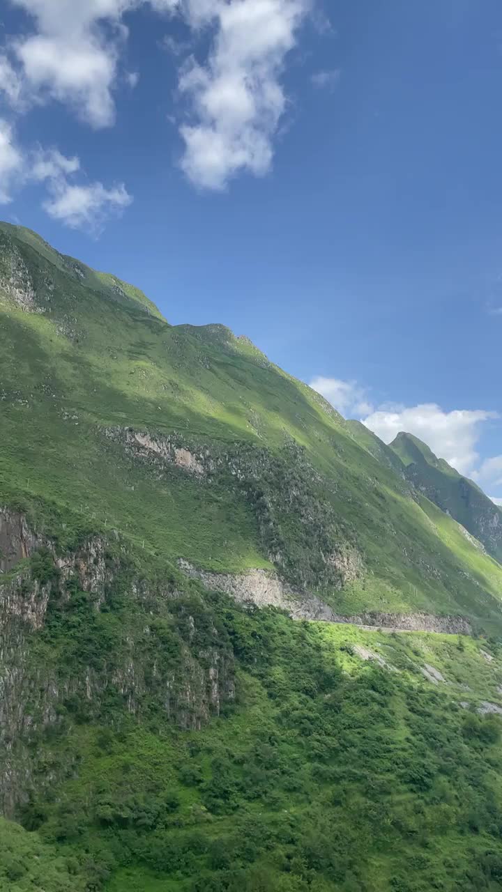 贵州凉都六盘水山景河流风光视频素材