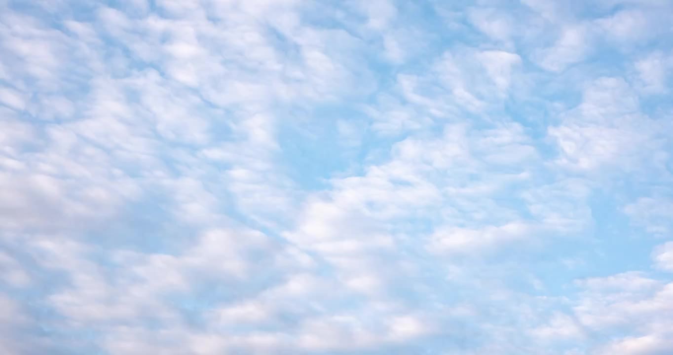 天空中的流云视频素材