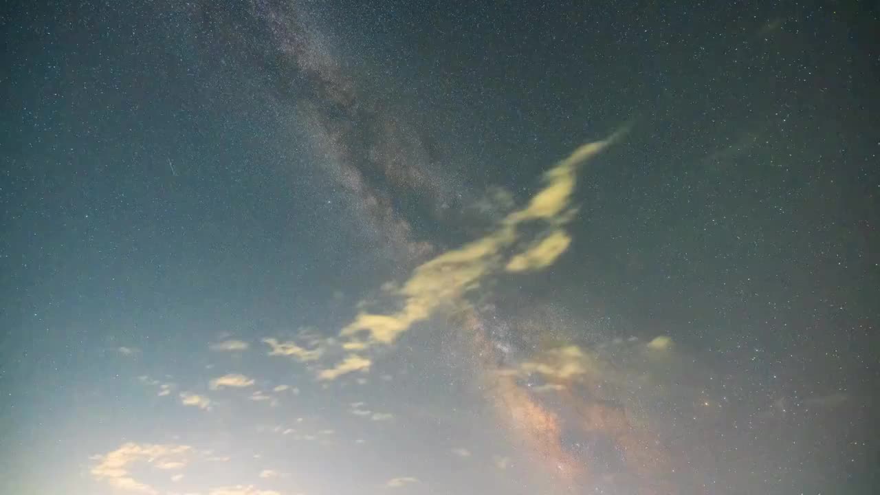 星空银河视频素材