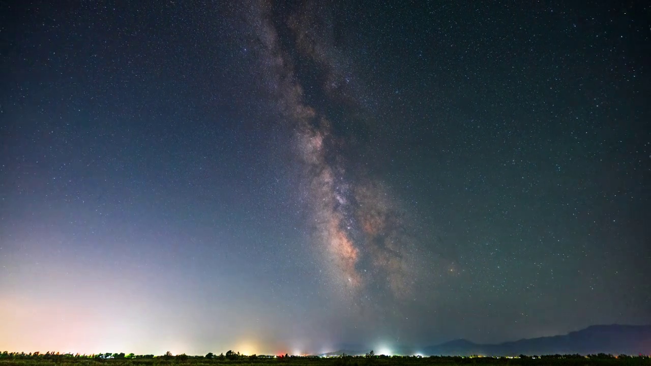 银河星空视频素材