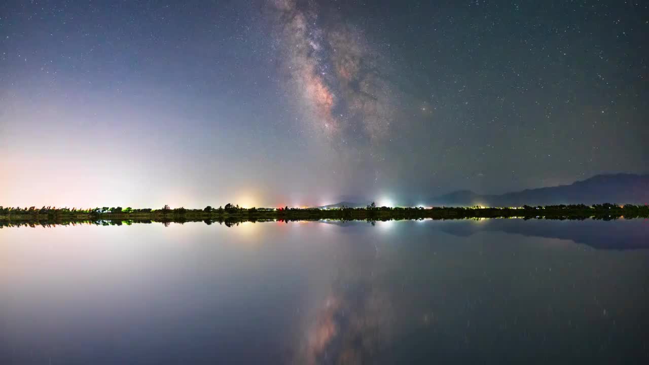 银河星空视频素材