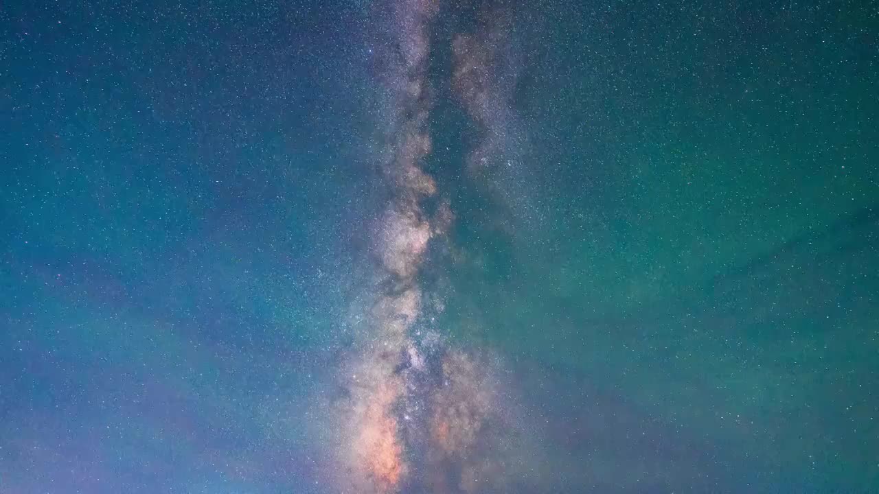 银河星空视频素材