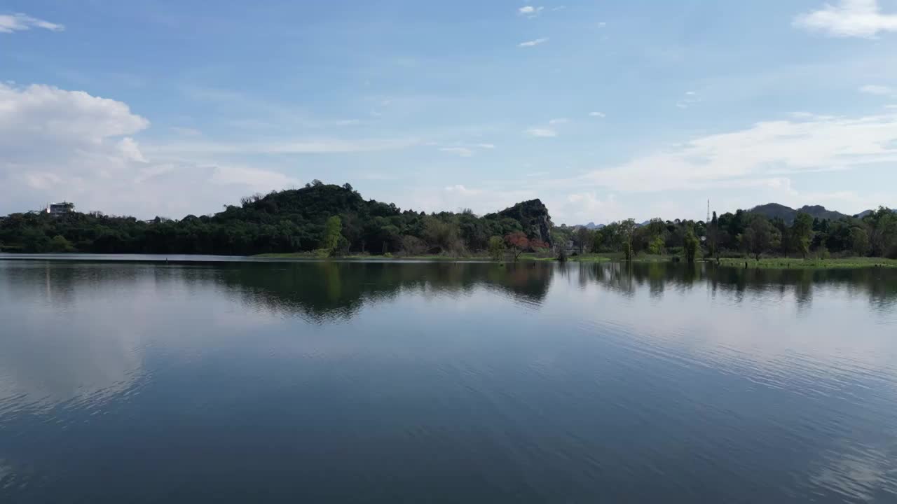 航拍夏季桂林风光视频素材