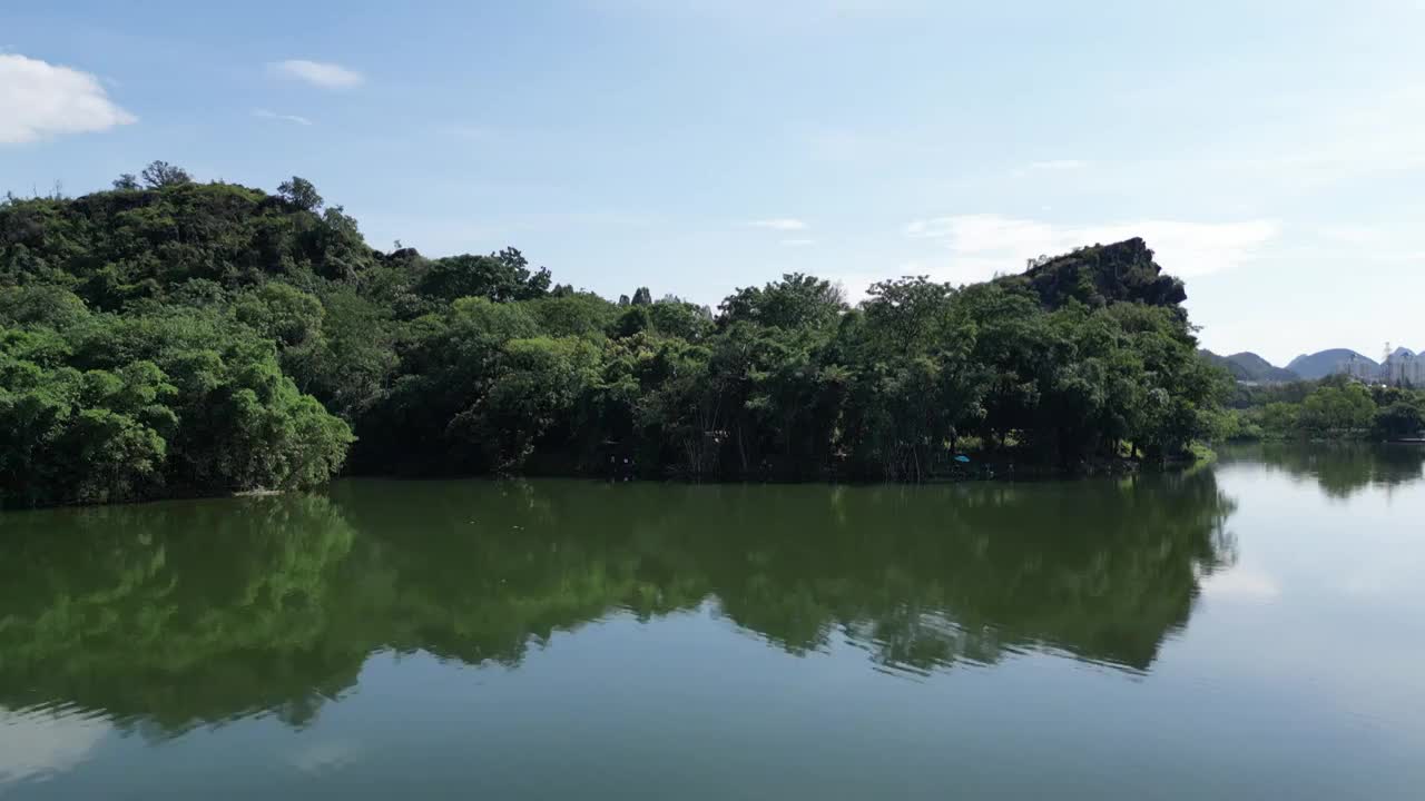 航拍夏季桂林风光视频素材