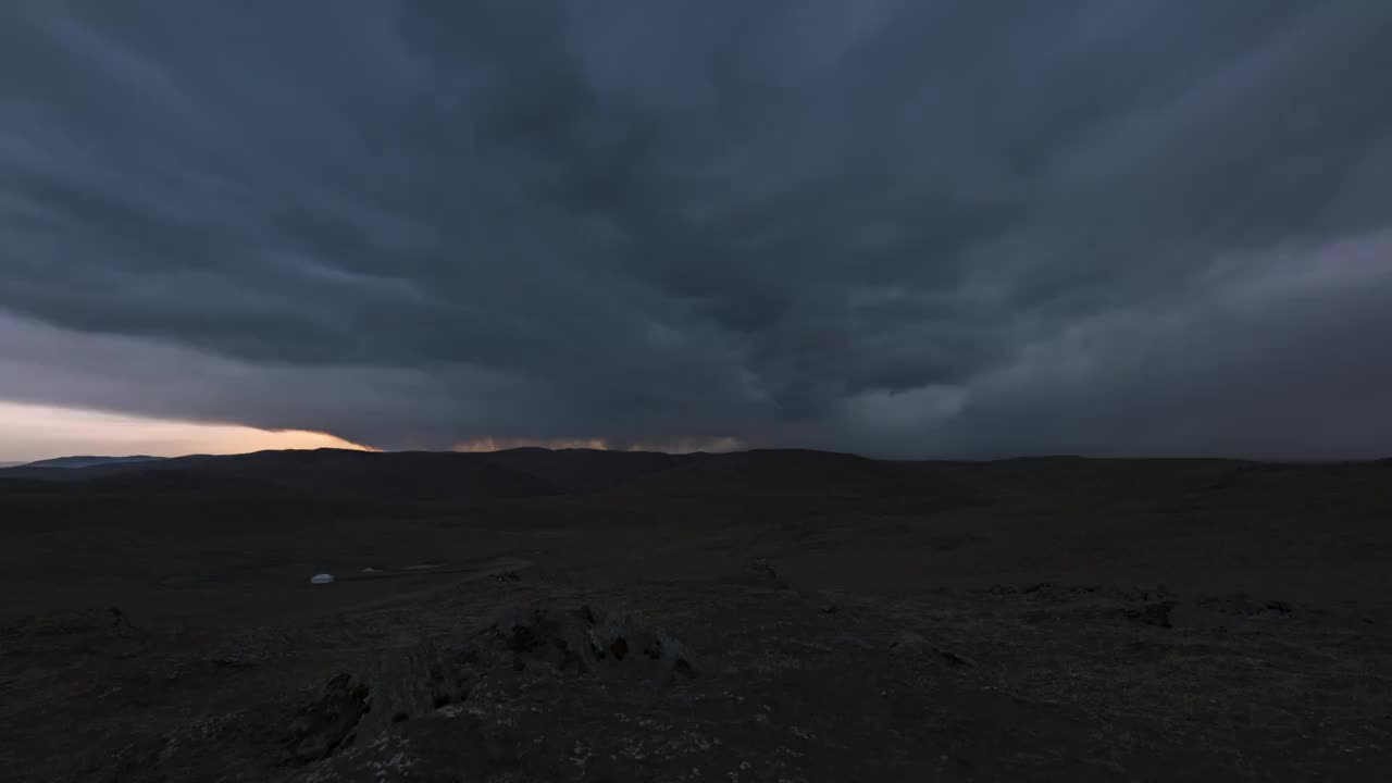 8K30P川西极端天气风光延时视频视频素材