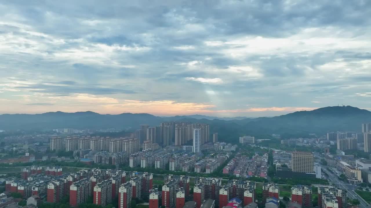 云,天空,都市风景,都市风光,全景,城市,户外,无人,摩天大楼,建筑,建筑外部,旅游目的地,城市天际视频素材