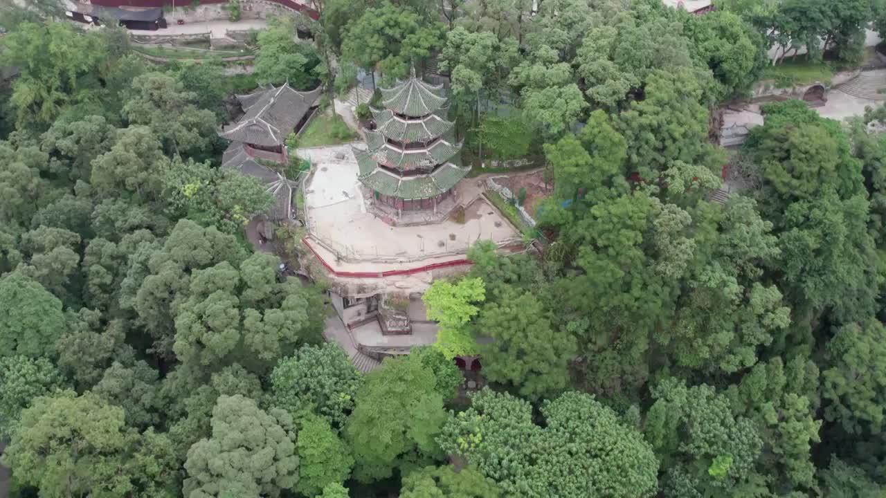 重庆大足石刻宝顶山景区大佛湾视频素材