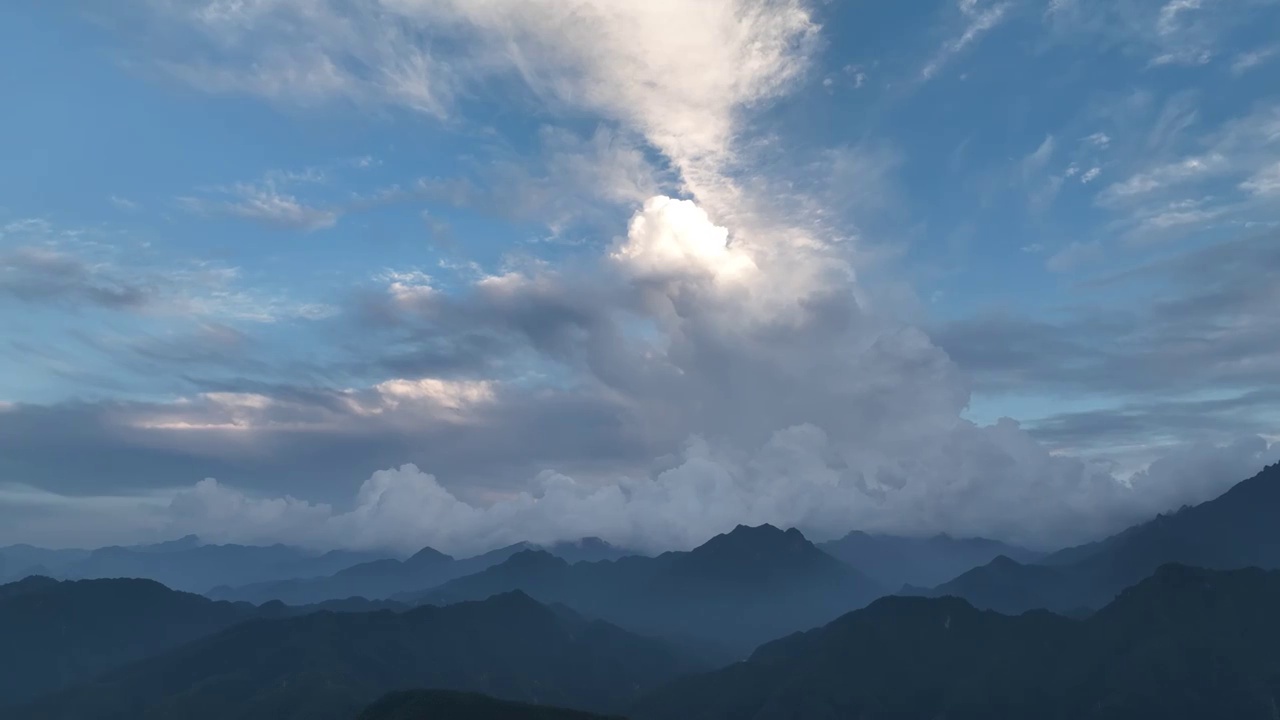 原生态山水自然风光视频素材