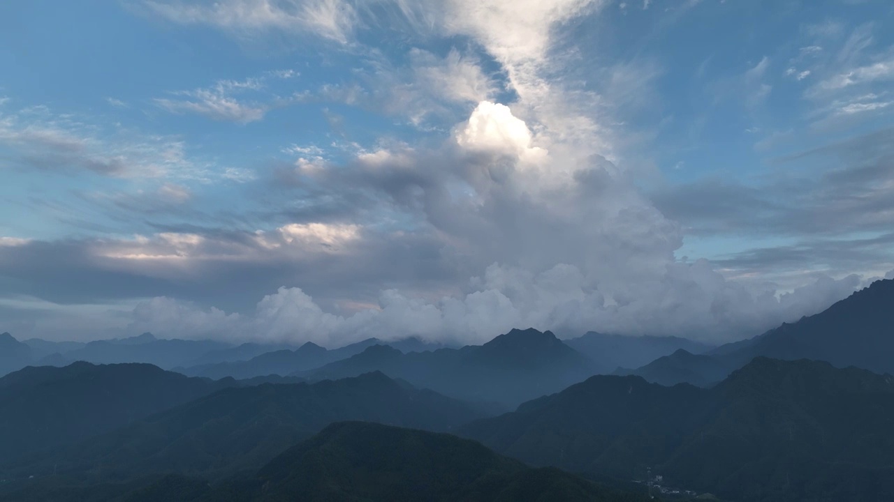 原生态山水自然风光视频素材