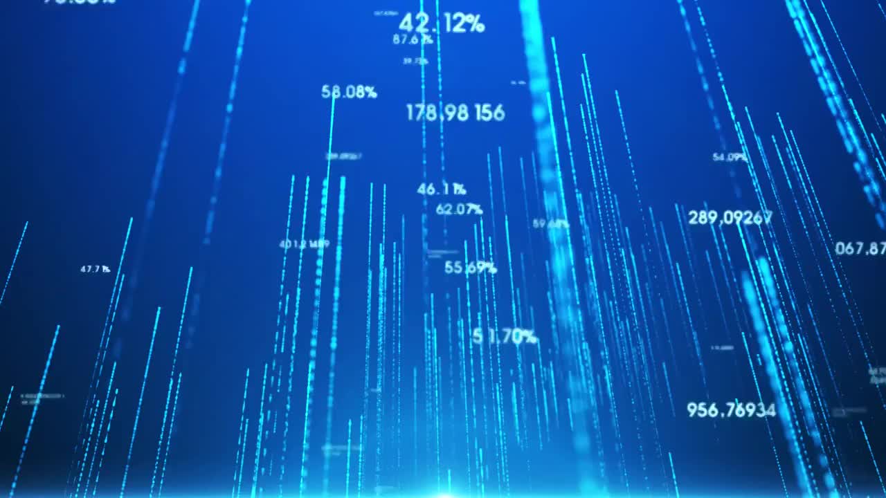 智慧城市数字话科技未来建筑大数据视频素材