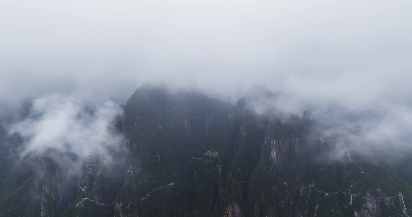 湖南郴州宜章县莽山五指峰云海视频素材