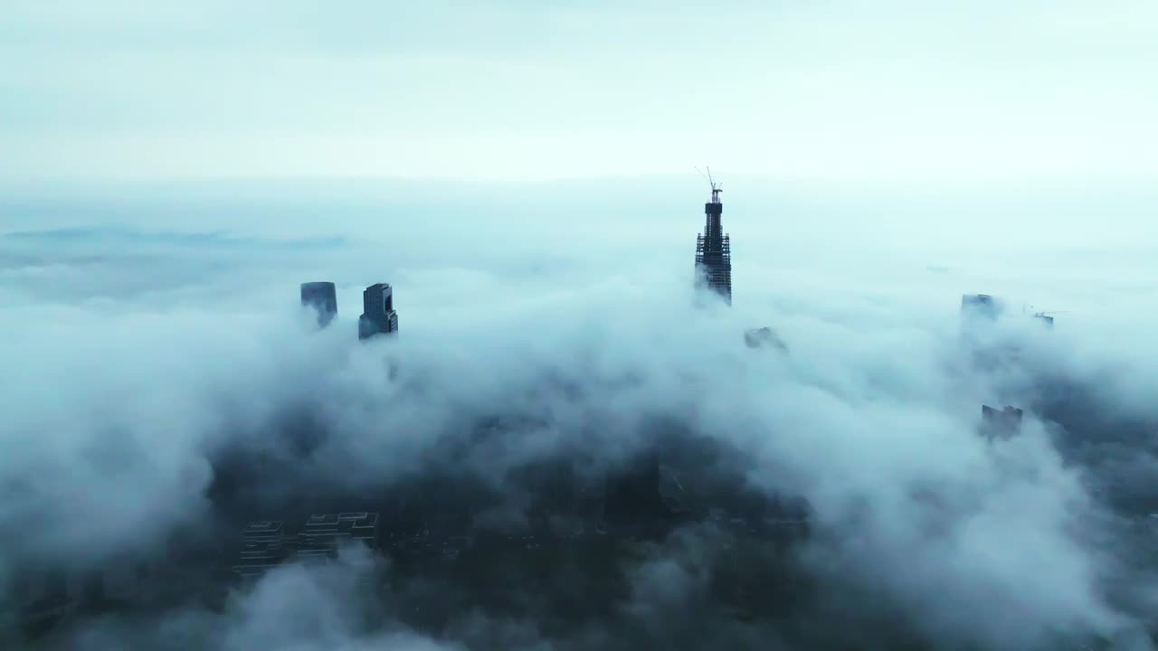 宁波城市宣传片，宁波东部新城，宁波中心，浙江第一高楼，宣传片片头4k视频素材