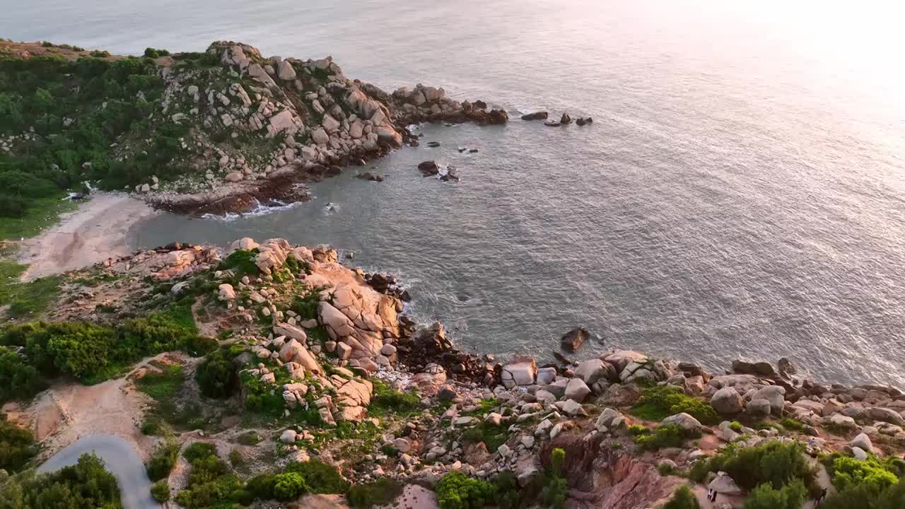 汕尾施公寮风车岛红海湾旅游区视频素材