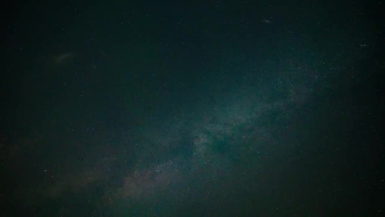 银河与英仙座流星雨视频素材