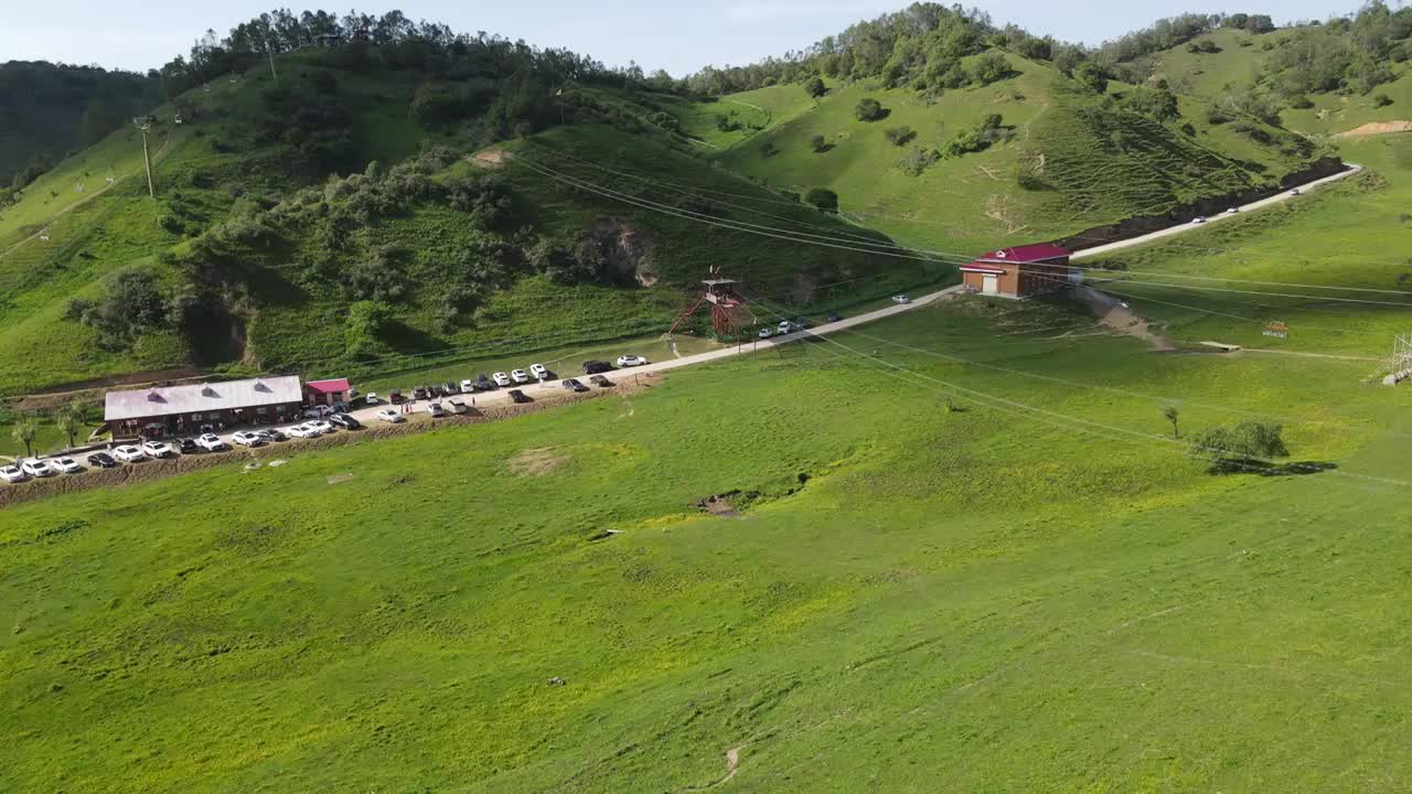 陕西宝鸡关山草原视频下载