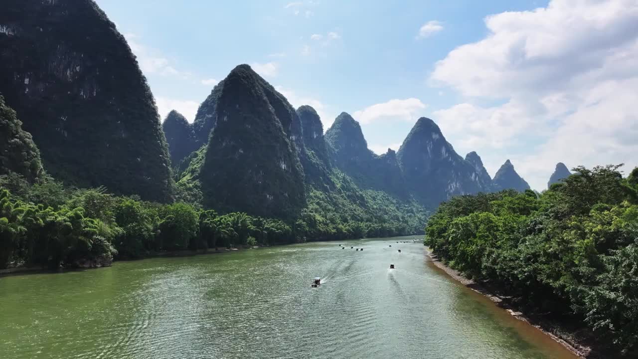 桂林山水风光视频素材