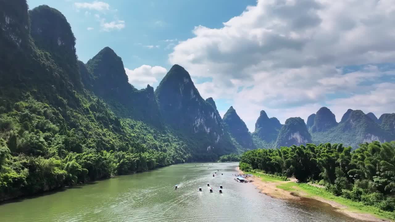 桂林山水风光视频素材