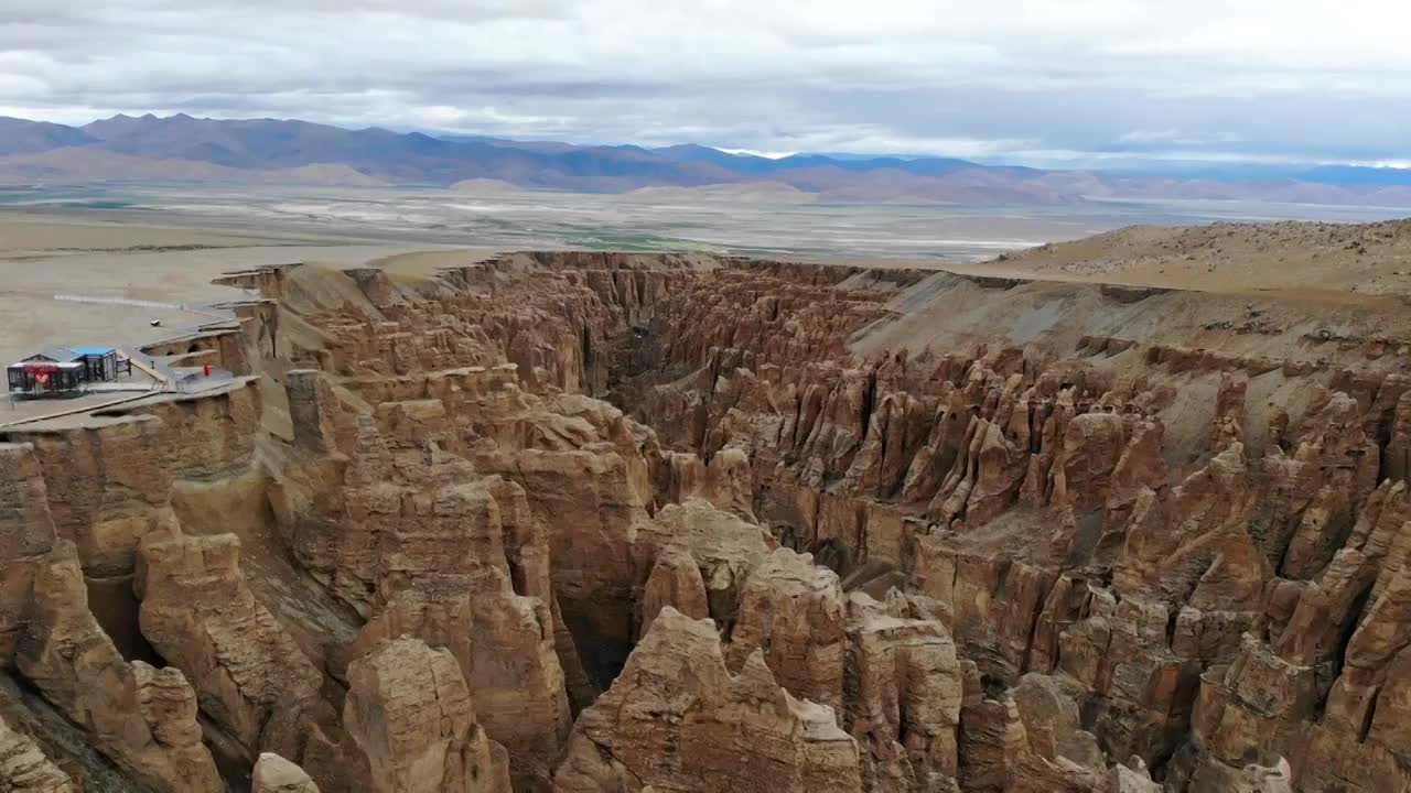 航拍西藏奇林峡 在峡谷中飞跃穿梭视频下载