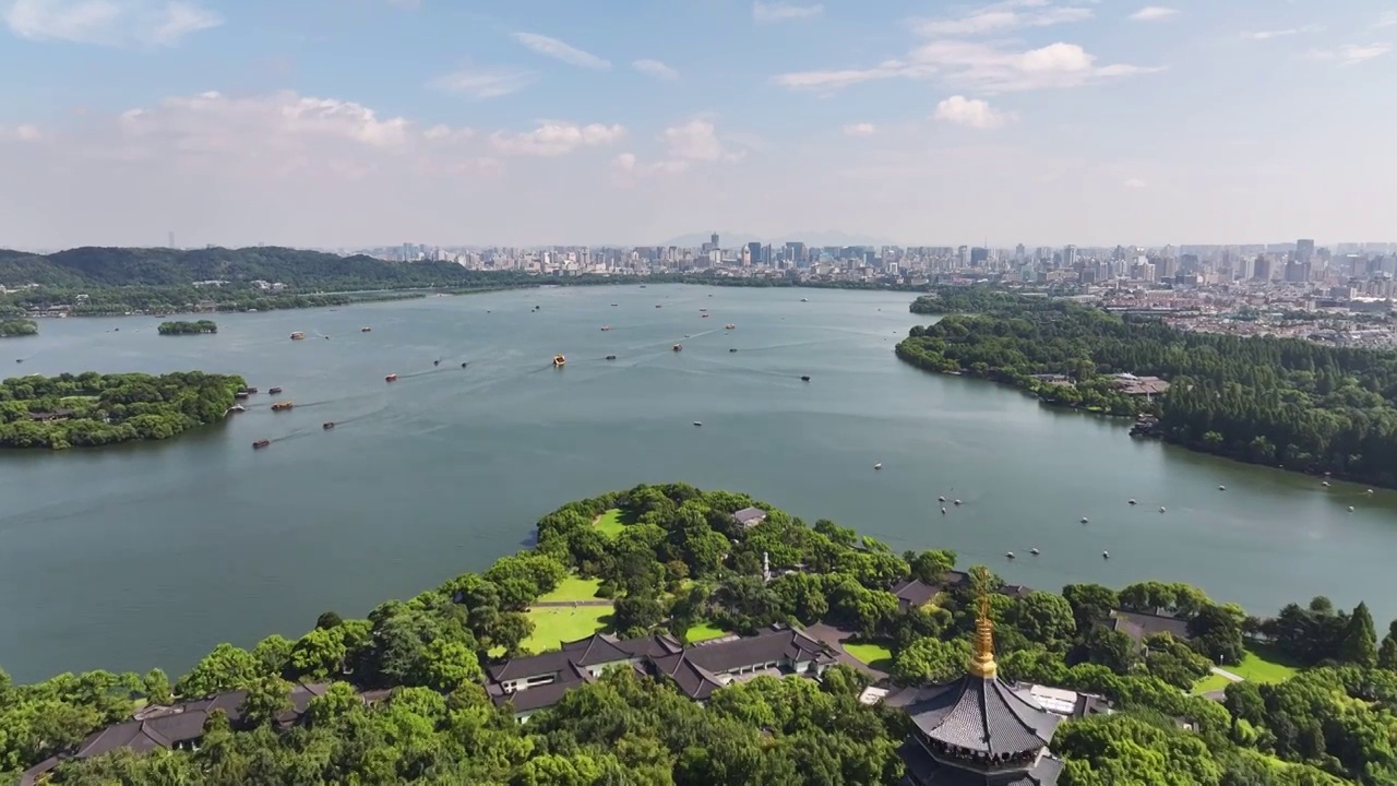 【合集】杭州西湖雷峰塔视频素材