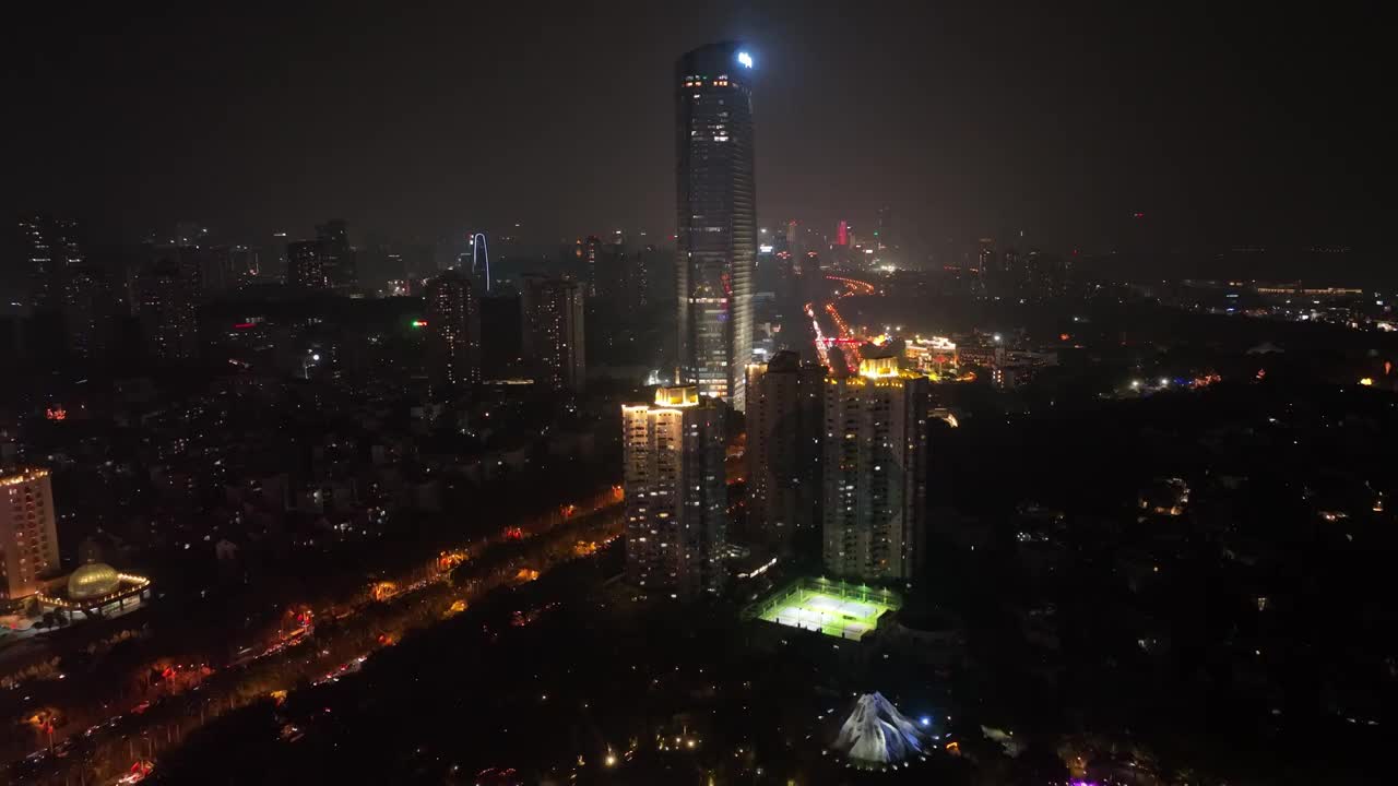 深圳世界之窗夜景视频素材