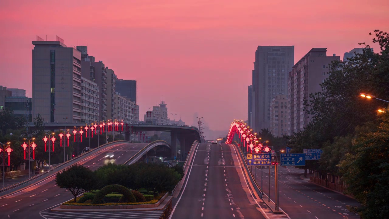 城市风景 北京都市风光视频素材