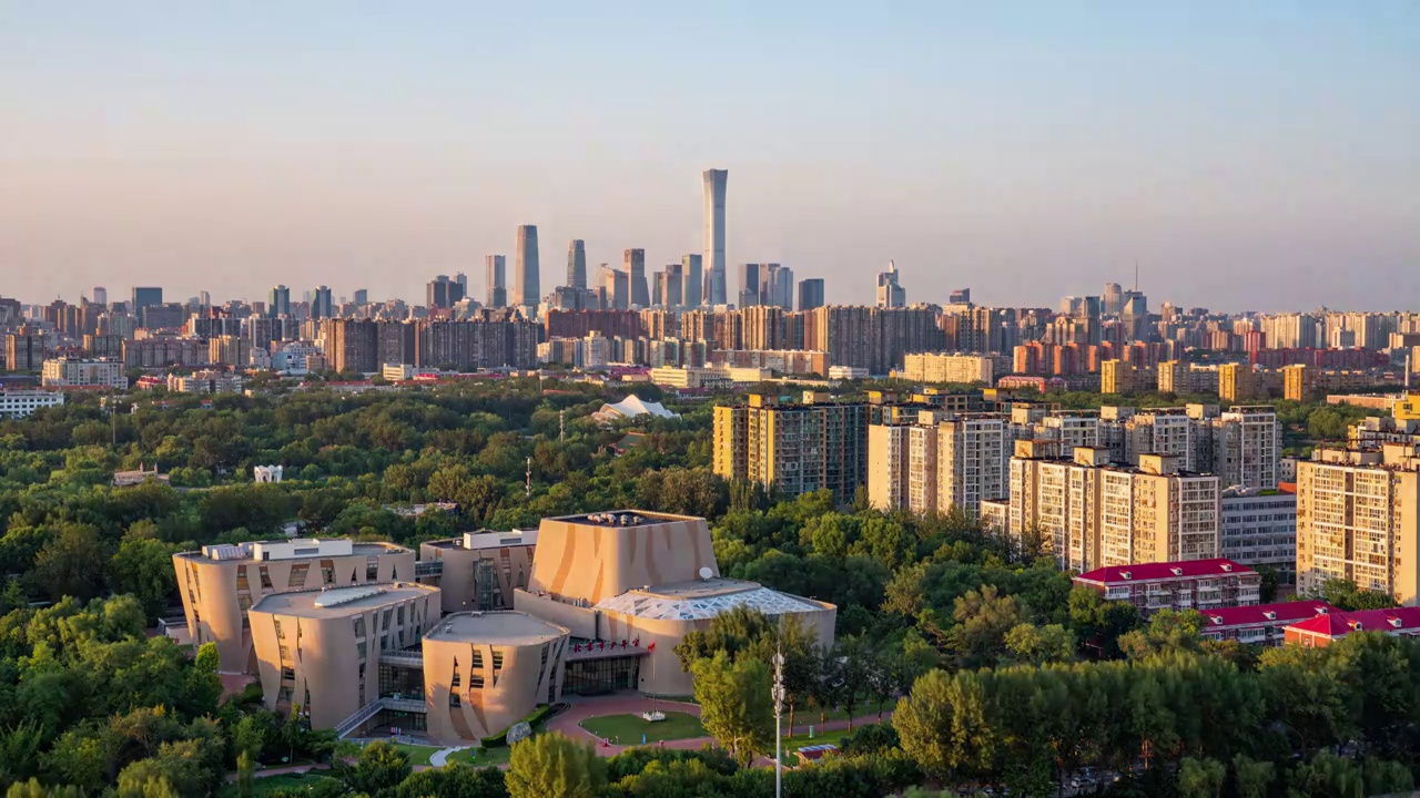 城市风景 北京都市风光视频素材