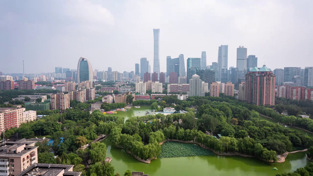 城市风景 北京都市风光视频素材