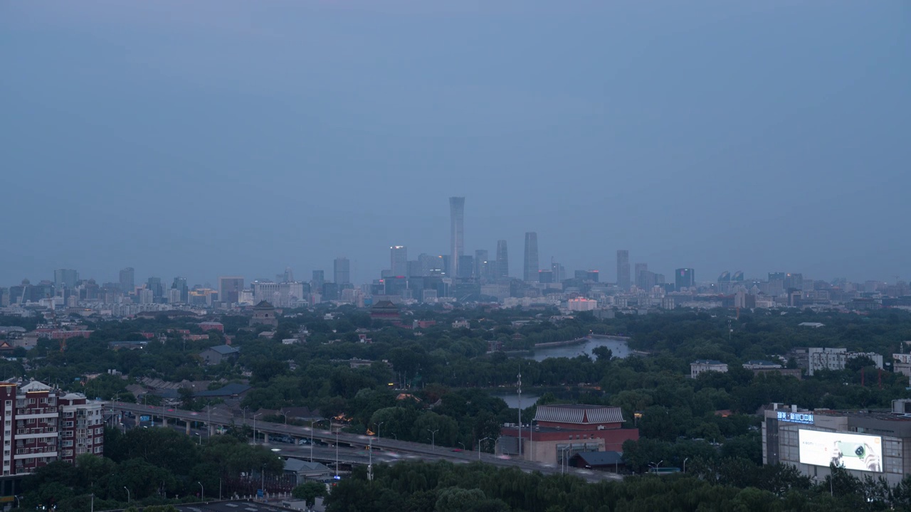 城市风光 北京美景视频素材