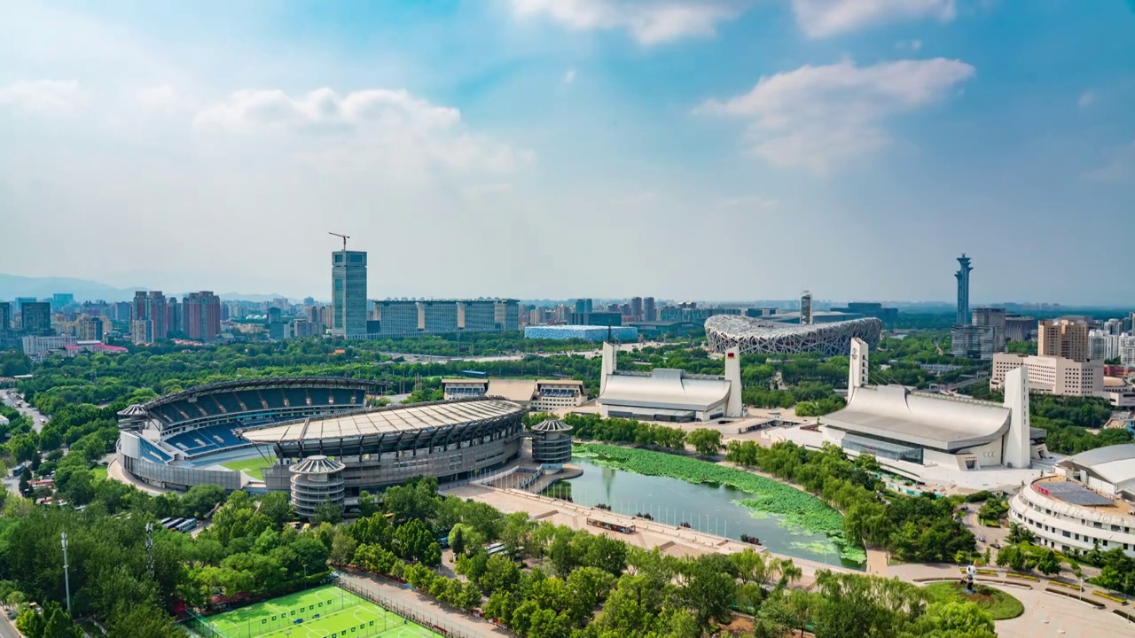 城市风光 北京美景视频素材