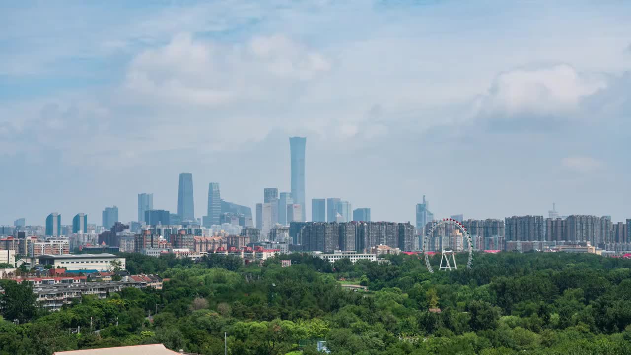 城市风光 北京美景视频素材