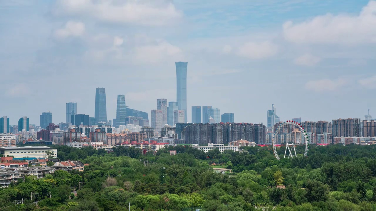 城市风光 北京美景视频素材