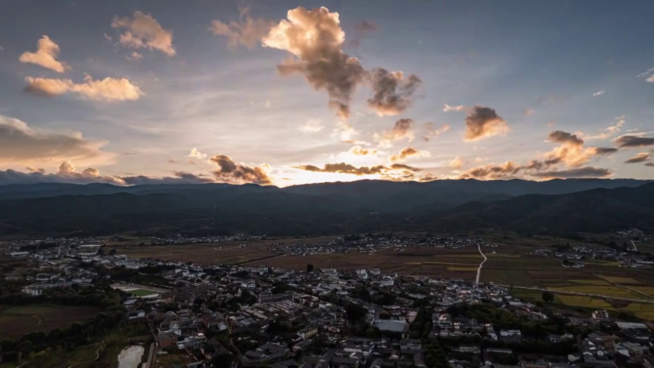 大理沙溪麦田视频素材