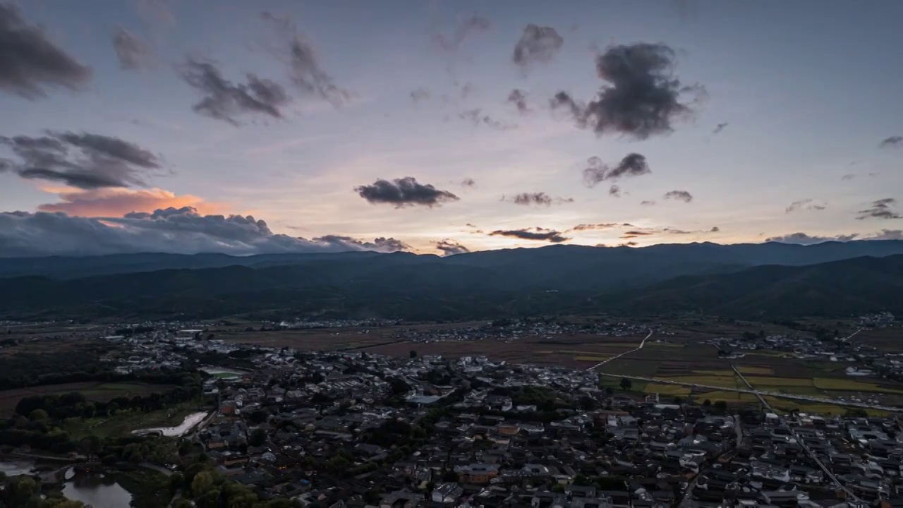 大理沙溪麦田视频素材