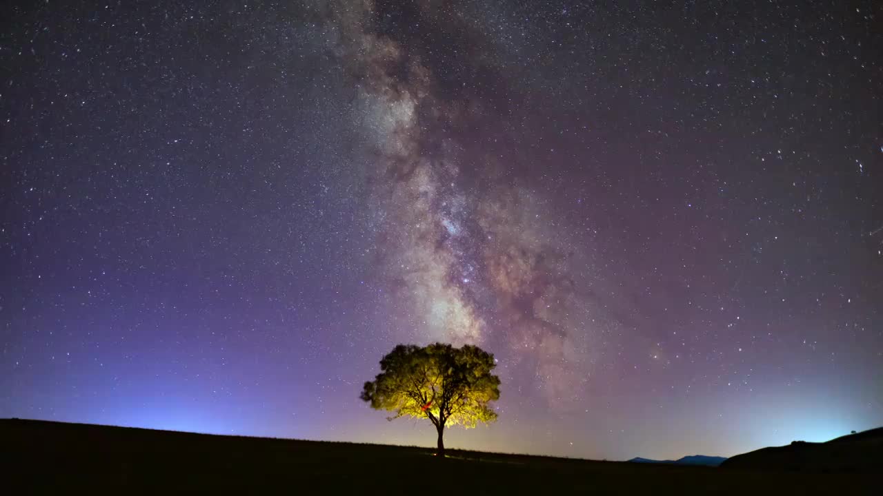 星空美景视频素材