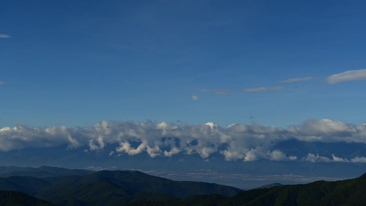 天空白云延时视频素材