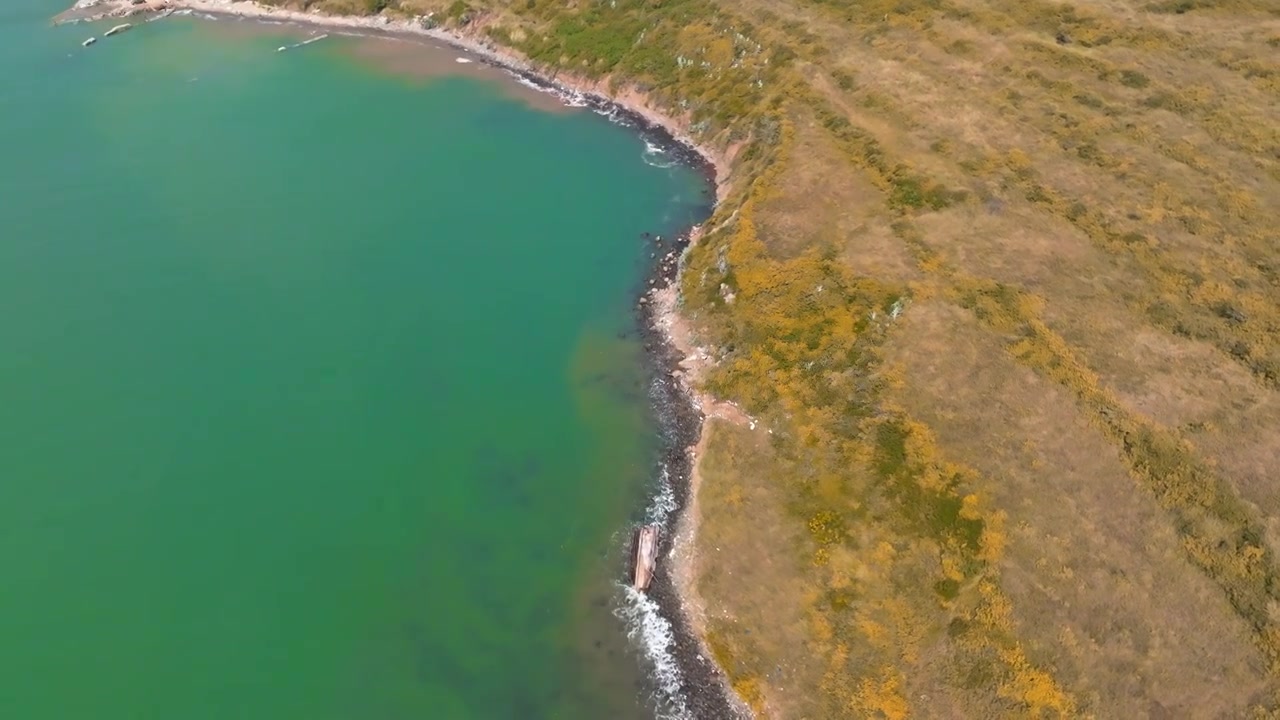 镇海角悬崖海岸线视频素材