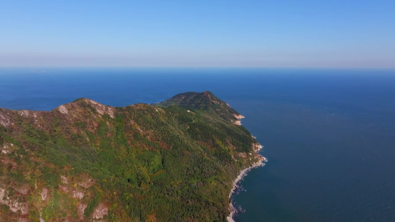 航拍崂山太清的秋天视频下载