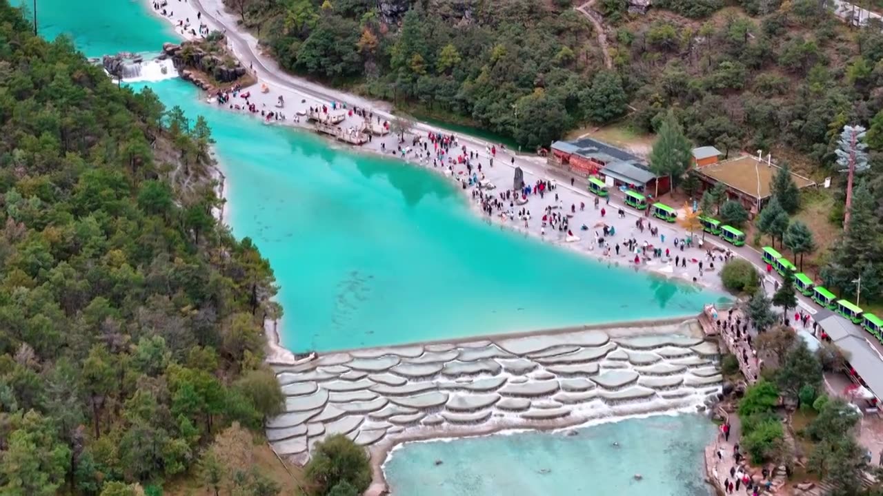 云南丽江玉龙雪山视频素材