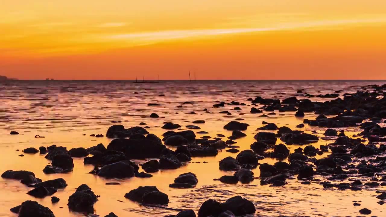 海上日出视频素材