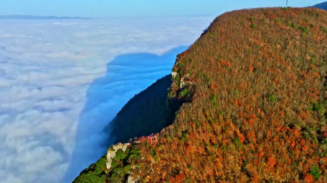 三峡云海视频素材