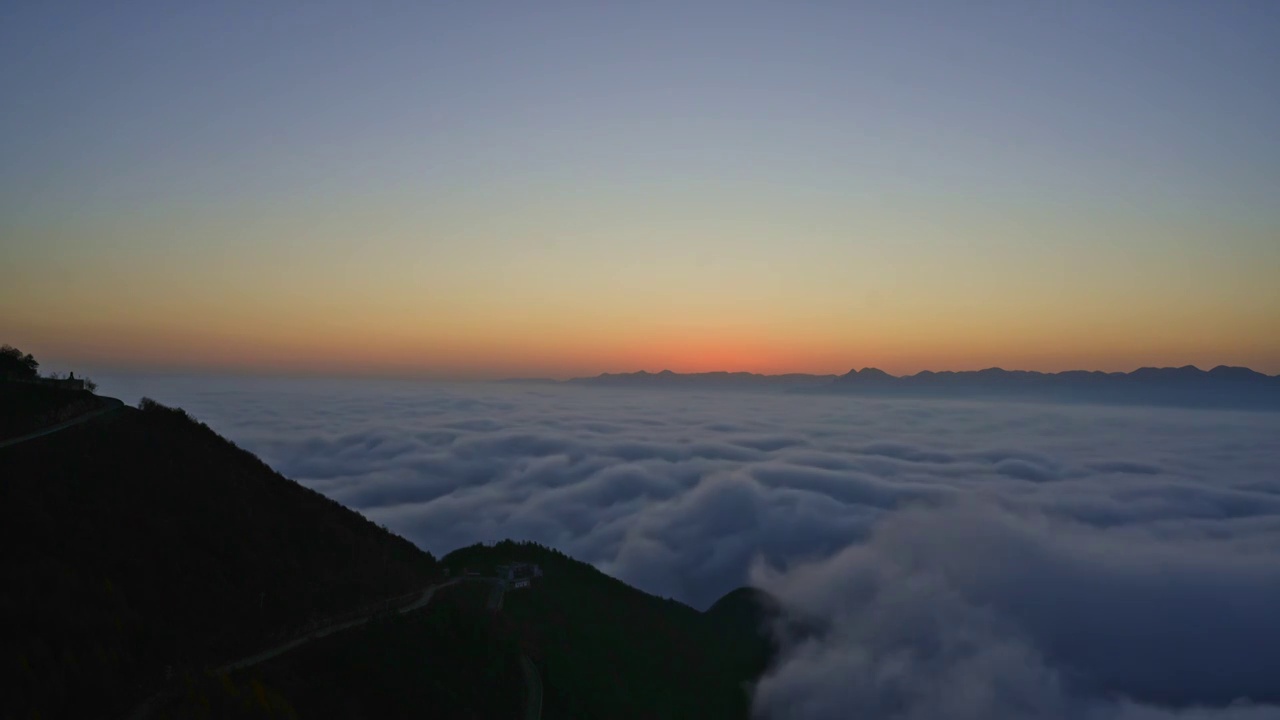 三峡云海视频素材