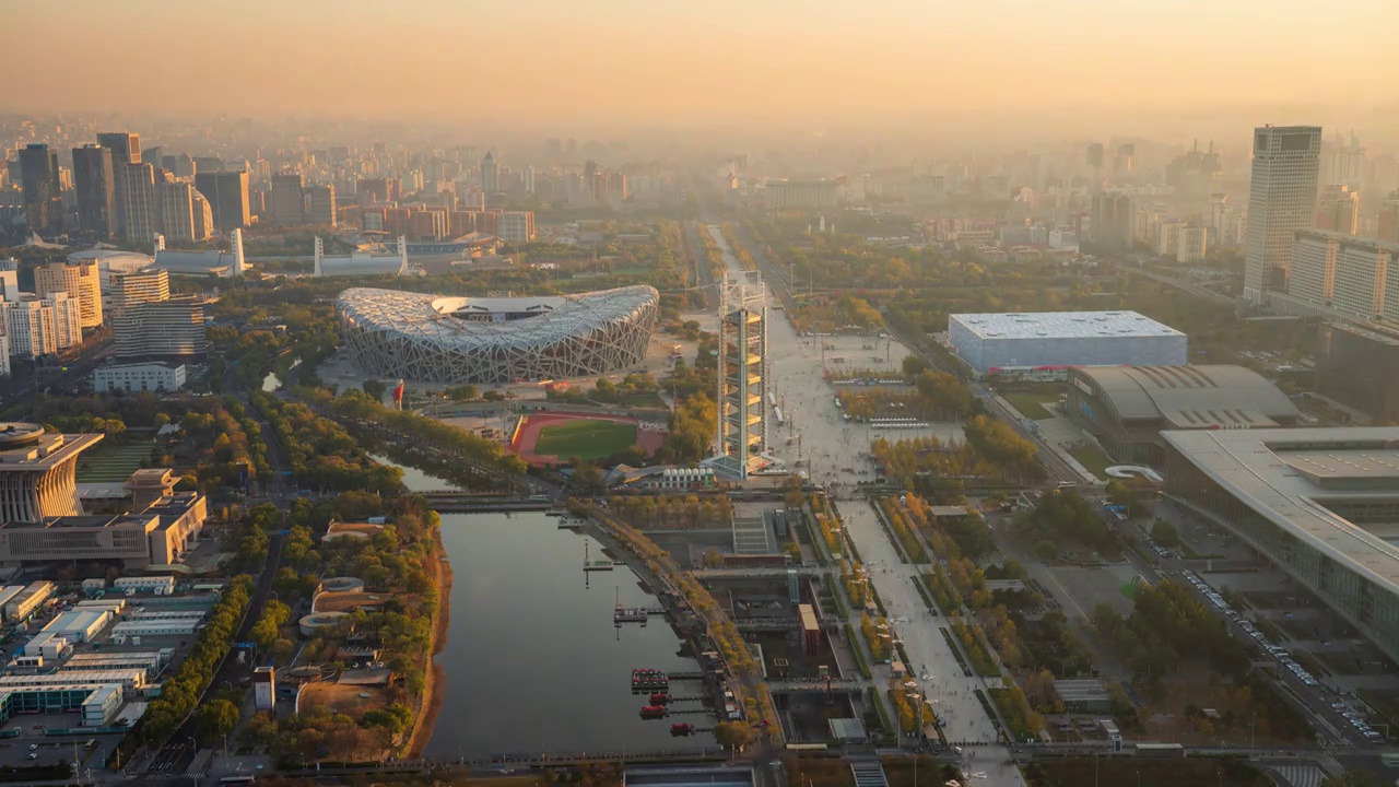 城市风景 北京视频素材