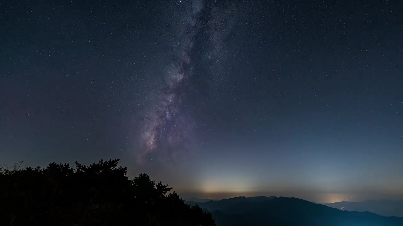 日转夜星空延时（合集）视频下载