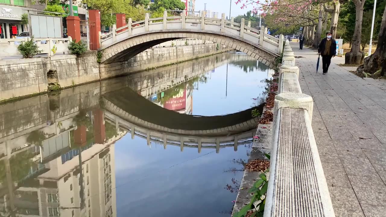 广东湛江市遂溪城市风光建筑风景视频素材