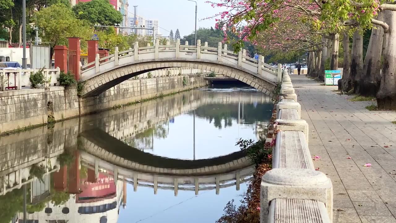 广东湛江市遂溪城市风光建筑风景视频素材