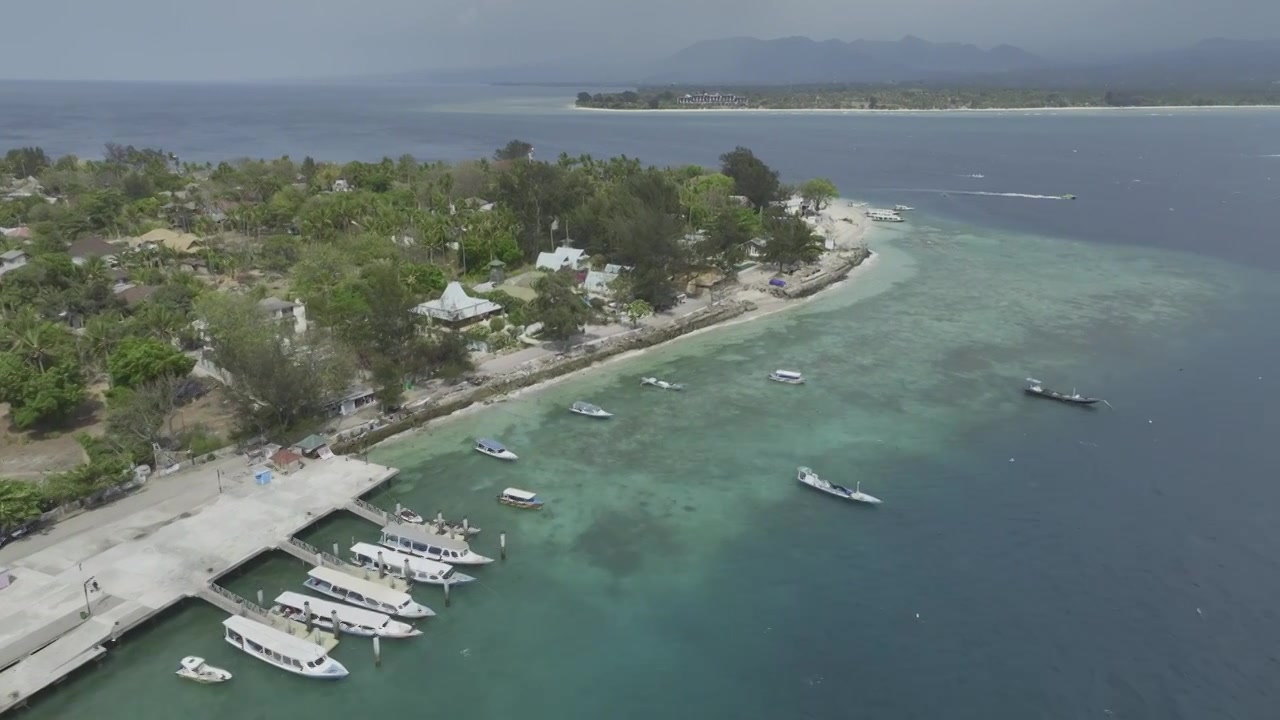 HDR印尼吉利群岛Gili Air风光视频素材