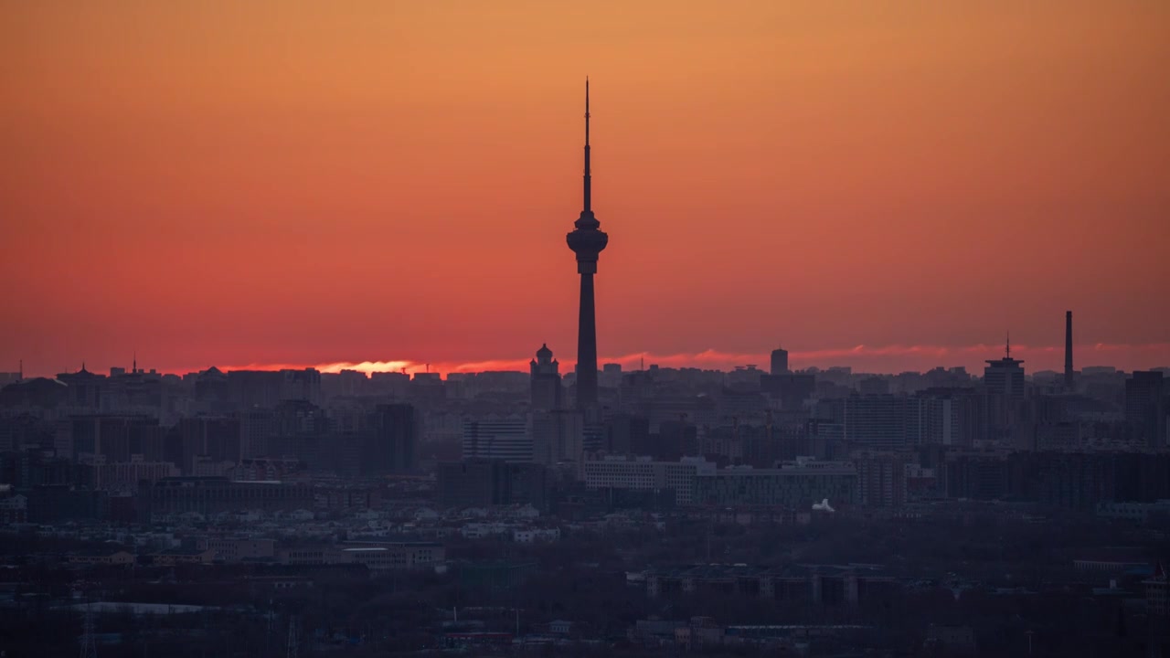 城市风景 北京视频素材