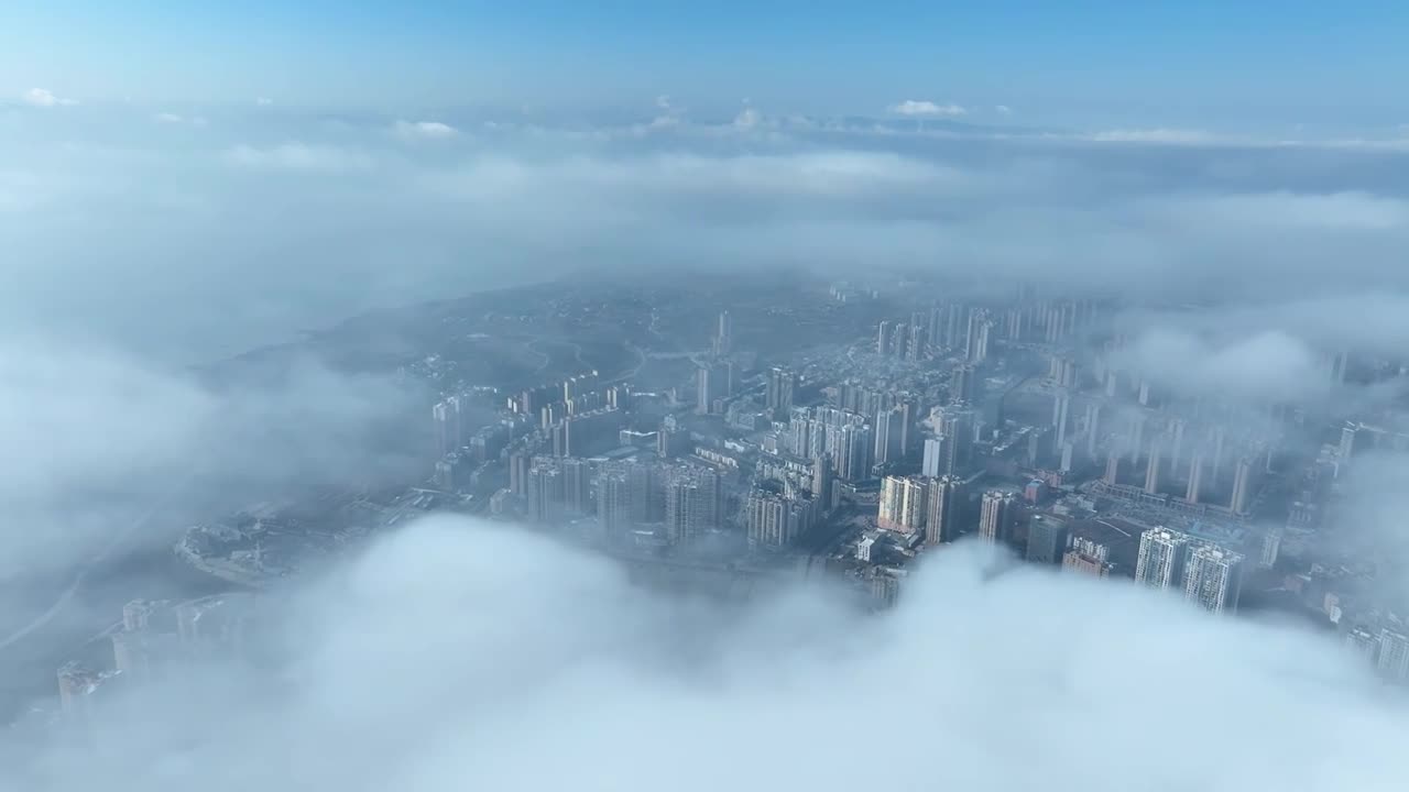 威宁县县城云雾草海国家级自然风景区视频素材