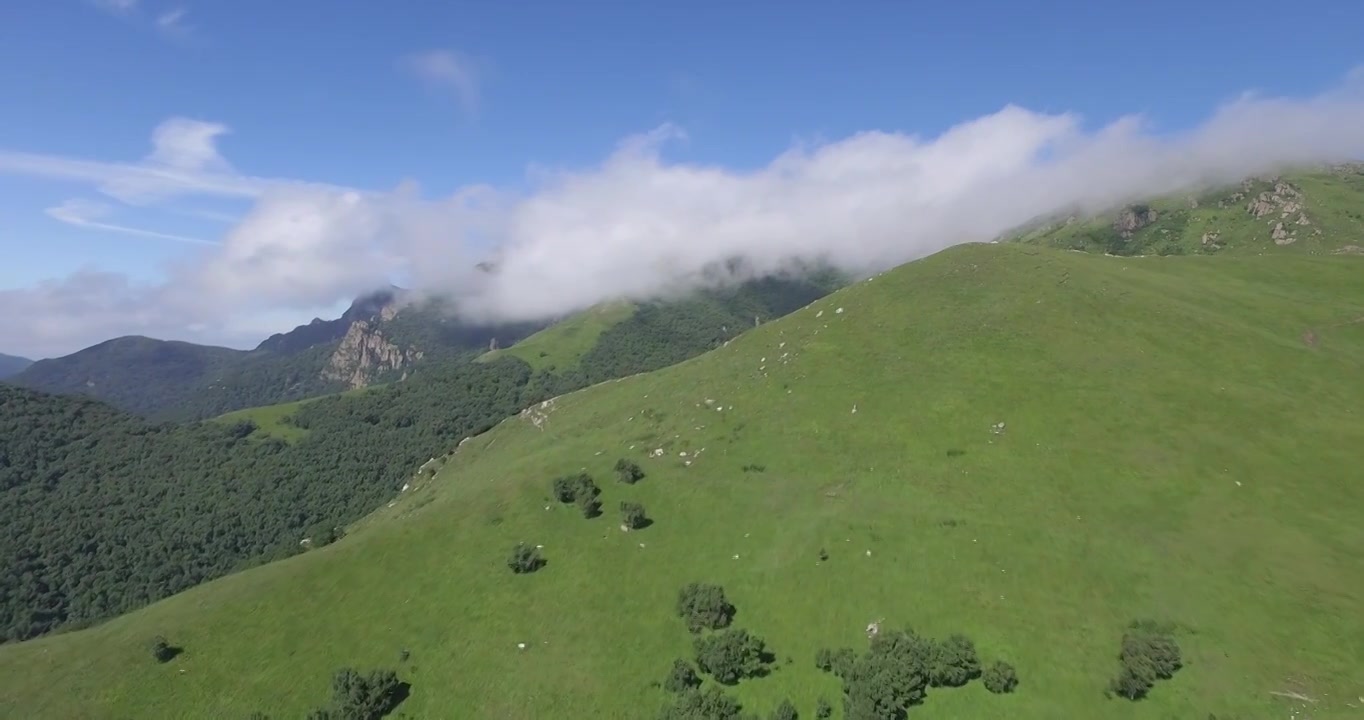 自然,风景,高山,地形,灵山航拍视频下载